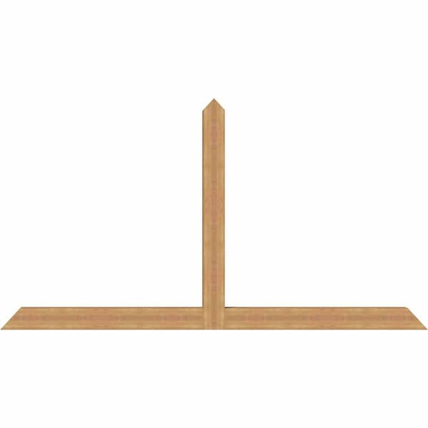 Ekena Millwork Portland Timber Gable Bracket, Western Red Cedar, 108"W x 58"H x 5 1/2"D x 5 1/2"F, 13/12 Pitch GBW108X58X0606POR00SWR - main